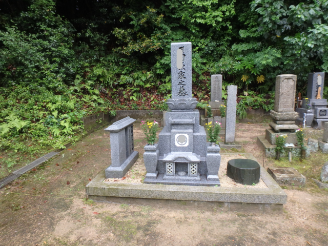 草の生えにくい土を入れました