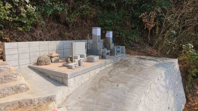 石積・ブロック積みをしました。