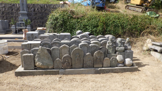 ご先祖様のお墓を整理いたしました